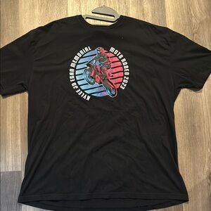 Gildan Black and Red Short Sleeve Tees